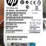 HP 606020-001 1TB 2.5IN 6G SATA/SAS DRIVE - 605835-B21