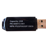 HP 608472-001 2GB USB FLASH MEDIA DRIVE