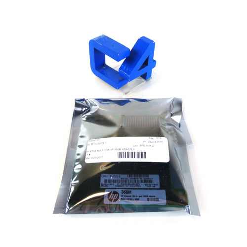 HP 616010-001 ETHERNET 1GB 4P 366M ADAPTER - 615727-001, 615729-B21