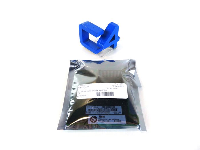 HP 616010-001 ETHERNET 1GB 4P 366M ADAPTER - 615727-001, 615729-B21