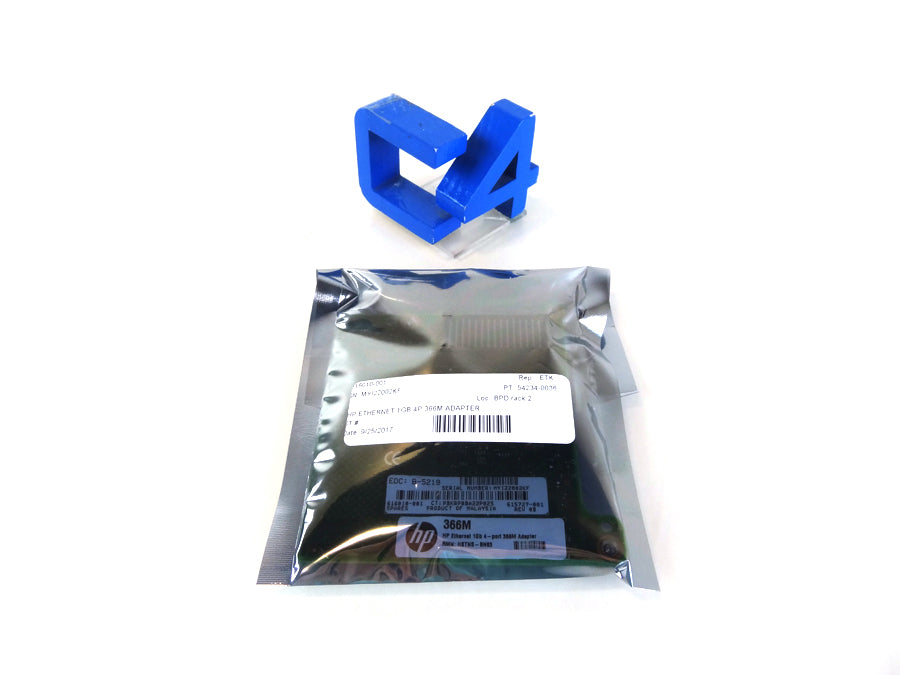 HP 616010-001 ETHERNET 1GB 4P 366M ADAPTER - 615727-001, 615729-B21