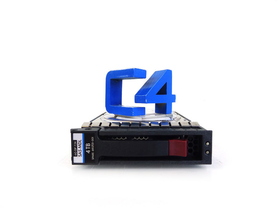 HP 693721-001 HP 4TB 6G SAS 7.2K 3.5IN DP MDL HD - 693689-B21