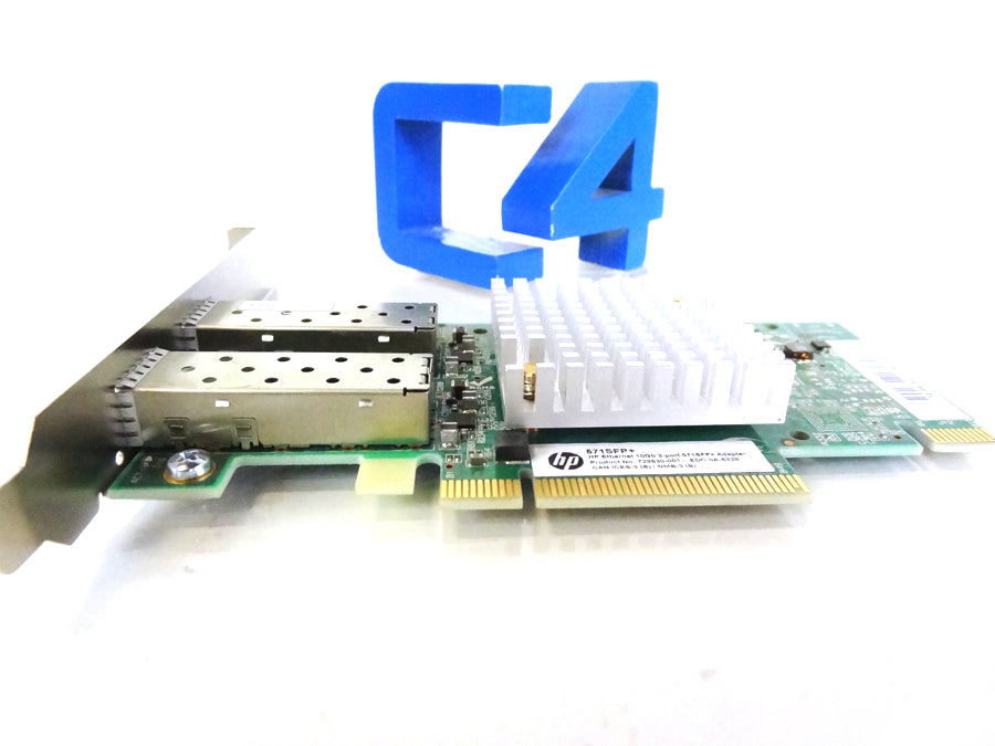 HP 728530-001 DUAL PORT 10GB 571SFP CONTROLLER - 728987-B21, 733385-001