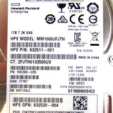 HP 832511-001 1TB 12G 7.2K 2.5INCH MDL SC HD - 832514-B21, 832520-003, 832984-001