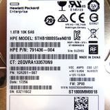 HP 840460-001 HPE 3PAR STORESERV 8000 1.8TB SAS - 810760-001, K2P94A, K2P94B