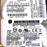 HP J9F44A MSA 300GB 12G SAS 10K SFF - 787644-001
