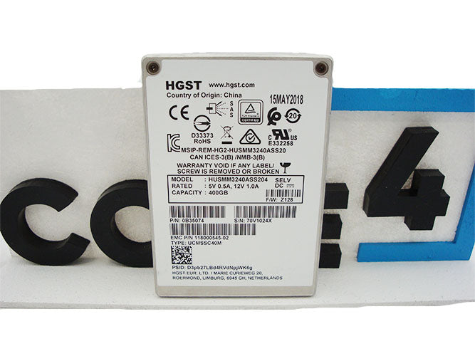 HGST HUSMM3240ASS204 Hitachi HGST 400GB 2.5 MLC SE WI SAS SSD