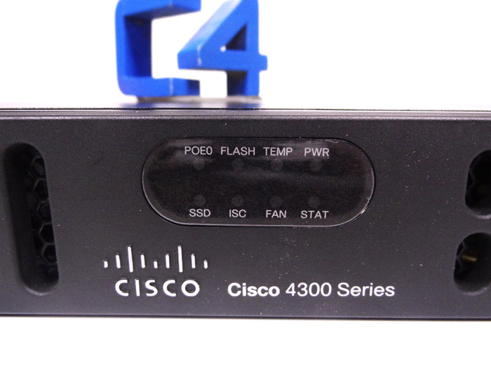 CISCO ISR4331/K9 ISR 4331 (2GE 2NIM 1SM 4G FLASH 4GN *New Sealed*