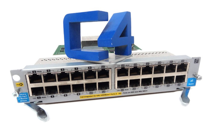HP J8702A ProCurve 24-port 10/100/1000Base-T PoE Switch Mod - J8702-69001