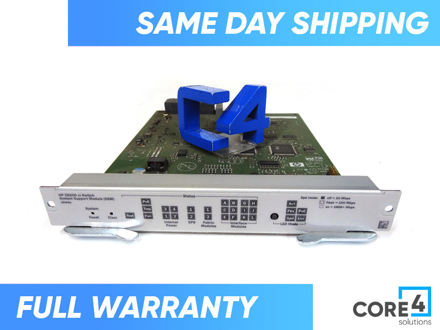 HP J9095A PROCURVE SWITCH 8200ZL SUPPORT MOD
