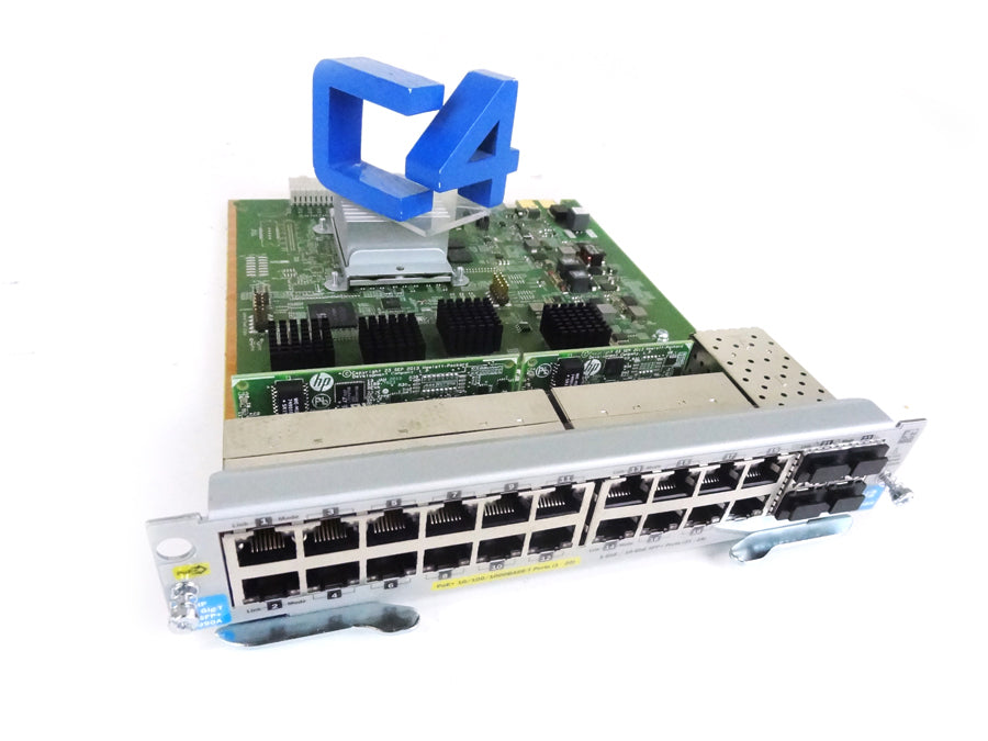 HP J9990A HP 20P POE+ 4P SFP+ V3 ZL2 MODULE