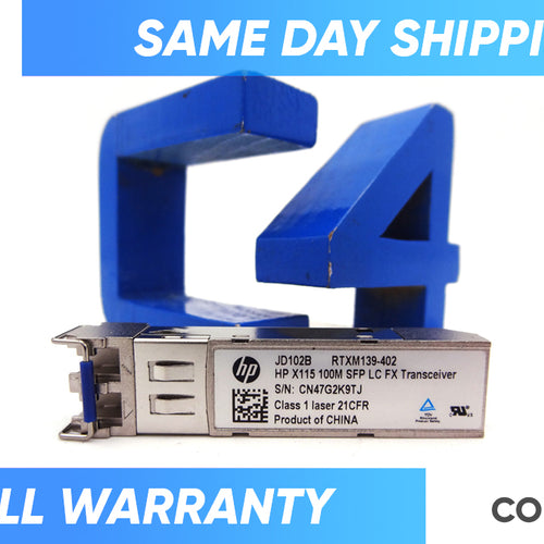 HP JD102B X110 100M SFP LC FX XCVR - 0231A0LP, JD102A