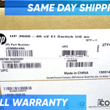 HP JG300B FLEXNETWORK 3600 48 V2 EI SWITCH *New Sealed*