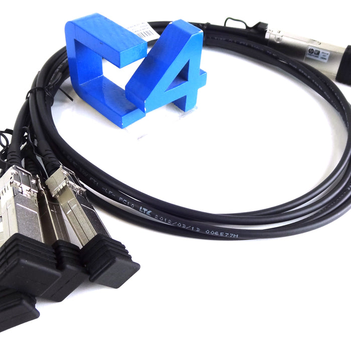 HP JG329A X240 40G QSFP+ TO 4X10G SFP+ 1M CABLE