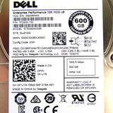 DELL K1JY9 600GB 10K 2.5 SAS 6GBPS HARD DRIVE