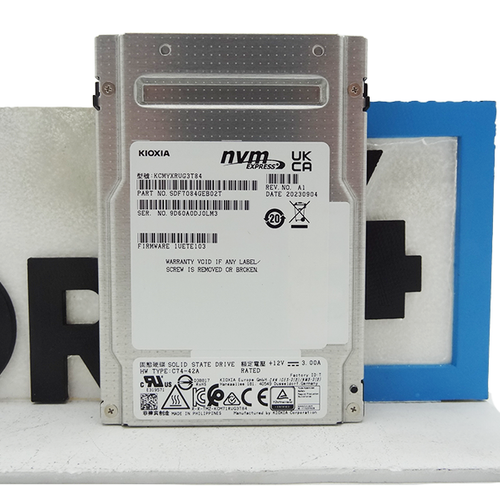 KIOXIA KCMYXRUG3T84 3.84TB U.3 GEN 5.0 U.3 CM7-R NVMe