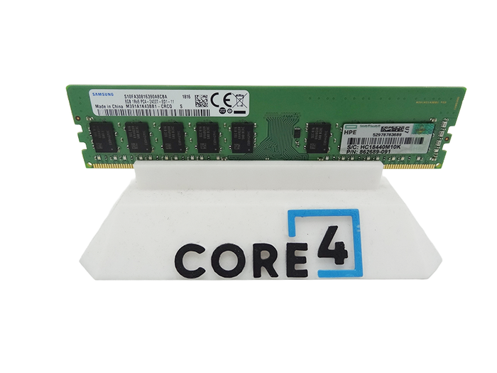 SAMSUNG M391A1K43BB1-CRCQ 8GB PC4-19200 DDR4-2400 1RX8 ECC UDIMM