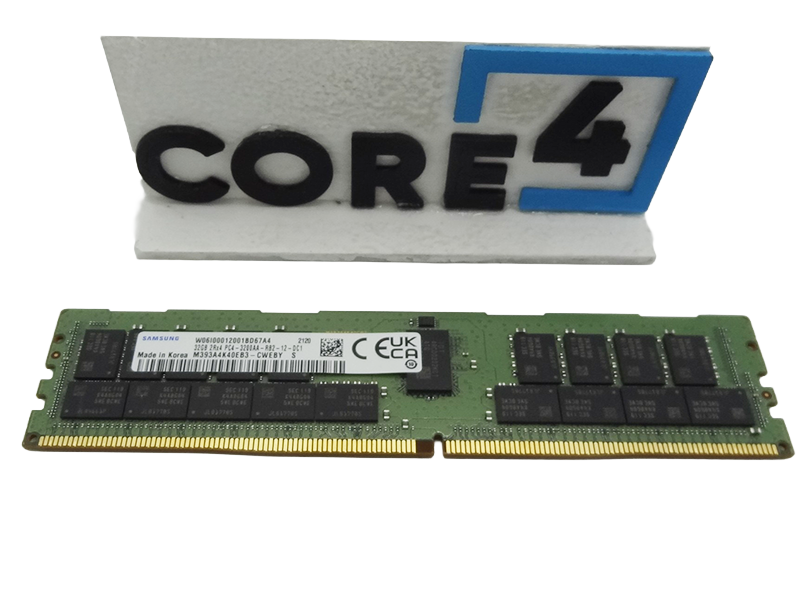 SAMSUNG M393A4K40EB3-CWE 32GB PC4-25600 DDR4-3200 2Rx4 ECC RDIMM