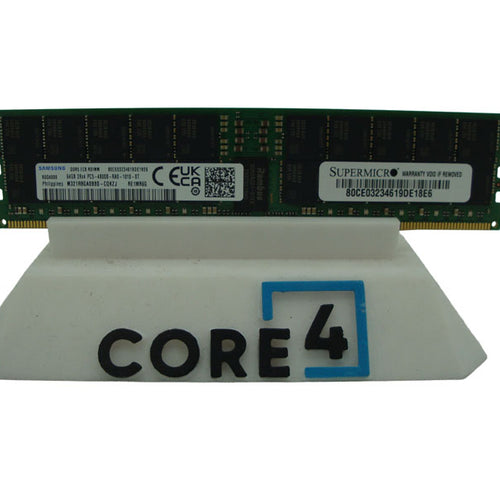SUPERMICRO MEM-DR564L-SL01-ER48 64GB DDR5-4800 2Rx4 LP (16Gb) ECC RDIMM