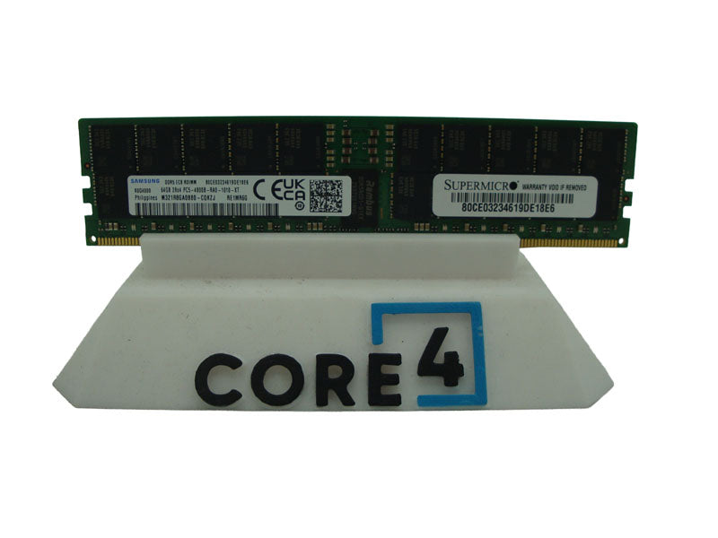 SUPERMICRO MEM-DR564L-SL01-ER48 64GB DDR5-4800 2Rx4 LP (16Gb) ECC RDIMM