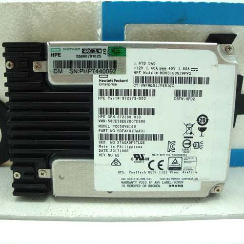HP MO001600JWFWQ HP 1.6TB SAS 12G MU SFF SSD