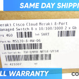 MERAKI MS120-8-HW MERAKI CLOUD MANAGED MS120-8