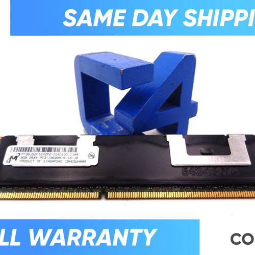DELL MT36JSZF1G72PZ 8GBPC3 10600R (2RX4) MEMORY DIMM