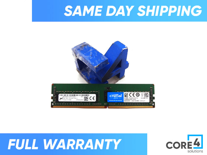 MICRON MTA18ASF1G72PZ-2G3 8GB PC4-2400T 1RX4 MEMORY