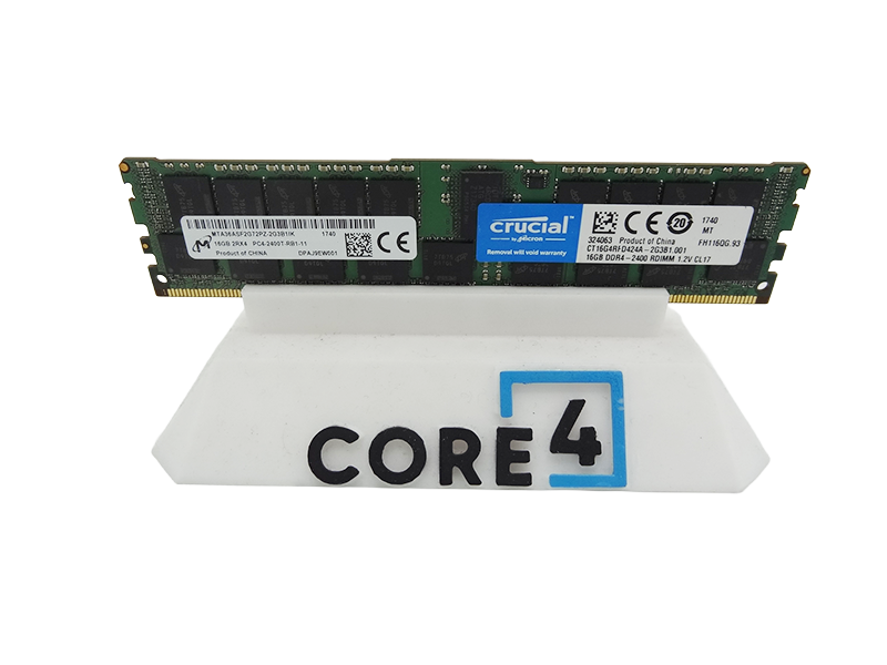MICRON MTA36ASF2G72PZ-2G3 16GB PC4-19200T DDR4-2400MHZ 2RX4 RDIMM MEMORY