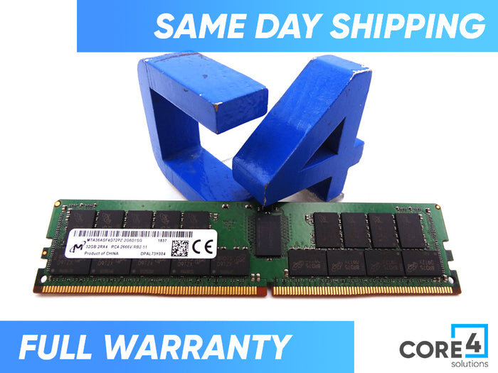 MICRON MTA36ASF4G72PZ-2G6 32GB PC4-2666V 2RX4 MEMORY
