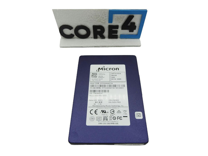MICRON MTFDDAK960TCB GRADE-D 960GB SATA 5100 PRO 6GBPS 2.5 SSD (50-69% HEALTH)