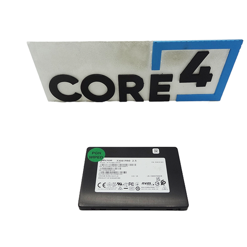 MICRON MTFDHBE1T9TDF GRADE B 80-89% 1.92TB NVME GEN3 U.2 7300 PRO 2.5 SSD 80-89% HEALTH