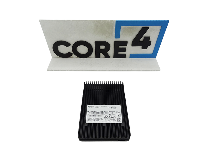MICRON MTFDKCC1T9TFR-1BC15ABYY 1.92TB NVME GEN4 U.3 7450 Pro 2.5 SSD
