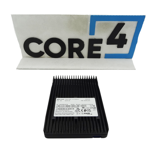 MICRON MTFDKCC1T9TFR-1BC1ZABYYR 1.92TB NVME GEN4 U.3 7450 Pro 2.5 SSD
