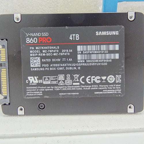 SAMSUNG MZ-76P4T0 4TB SATA V-NAND 860 PRO 6GBPS 2.5 SSD