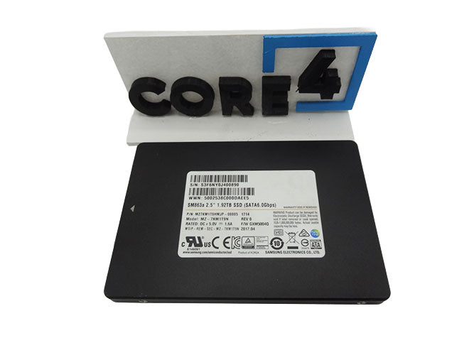 SAMSUNG MZ-7KM1T9N 1.92TB SM863A 6GBPS SATA 2.5 SSD
