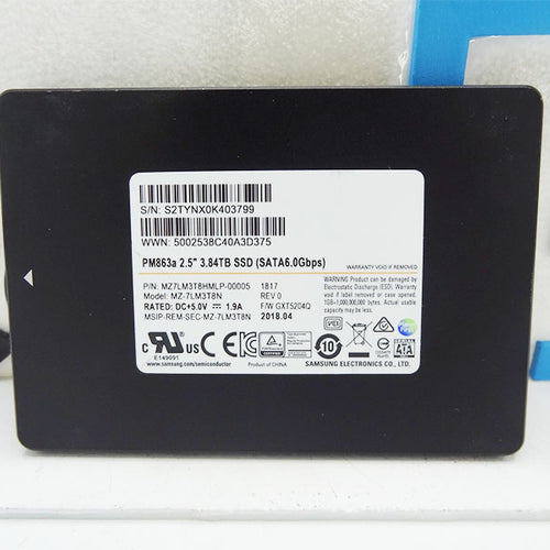 SAMSUNG MZ-7LM3T8N 3.84TB PM863A 2.5 SATA 6GBPS SSD