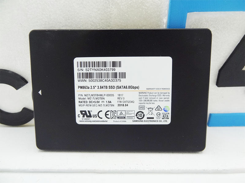 SAMSUNG MZ-7LM3T8N 3.84TB PM863A 2.5 SATA 6GBPS SSD