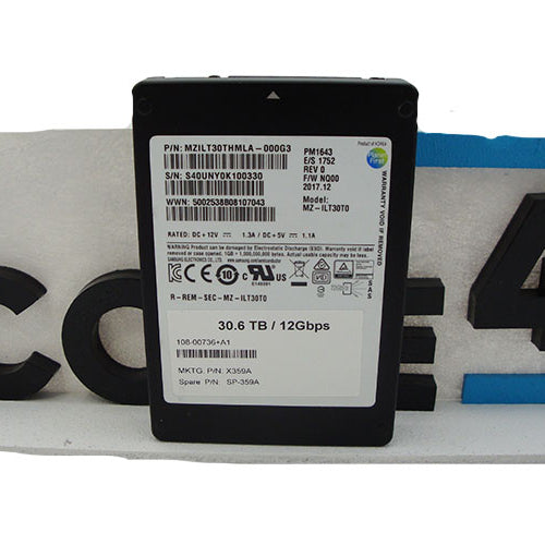 NETAPP MZ-ILT30TB 30.72TB SAMSUNG PM1643a SAS 12GBPS 2.5 SSD