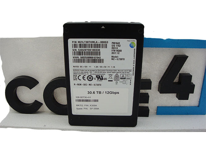 NETAPP MZ-ILT30TB 30.72TB SAMSUNG PM1643a SAS 12GBPS 2.5 SSD