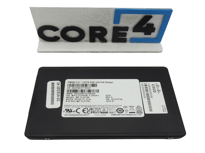 SAMSUNG MZ7L31T9HBLT-00AK1 1.92TB SATA PM893 2.5" SSD