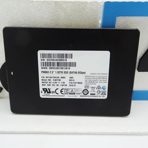 SAMSUNG MZ7LM1T9HCJM-00005 1.92TB SATA PM863 6GBPS 2.5 SSD