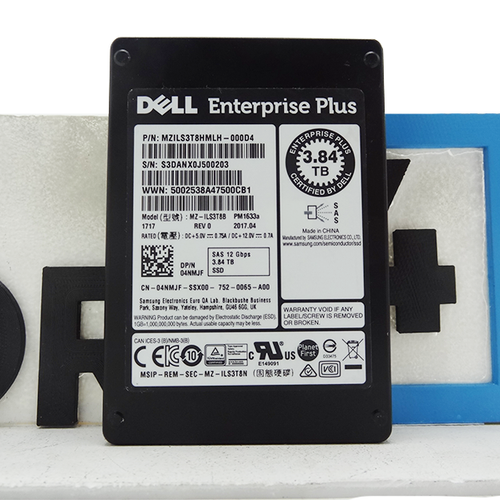 SAMSUNG MZILS3T8HMLH 3.84TB SAS 12GBPS PM1633A 2.5 SSD