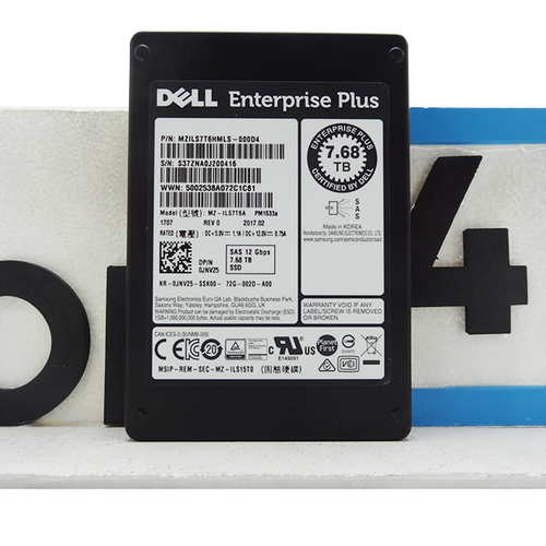 SAMSUNG MZILS7T6HMLS 7.68TB SAS 12GBPS PM1633a 2.5 SSD