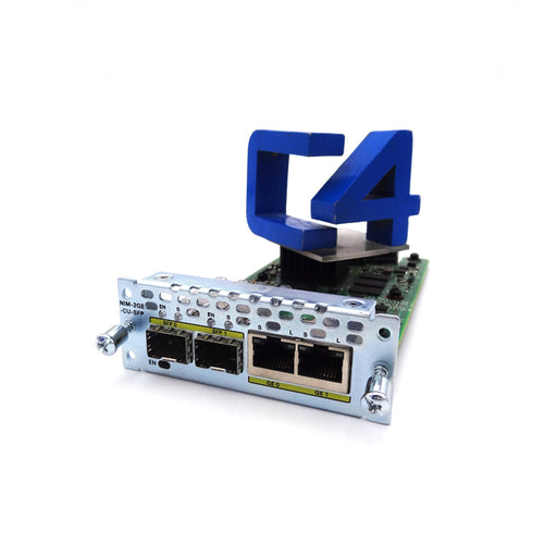 CISCO NIM-2GE-CU-SFP 2-PORT GIG ETHERNET WAN NIM