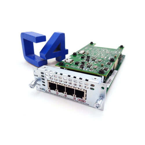 CISCO NIM-4FXO 4-PORT NETWORK INTERFACE MODULE - )