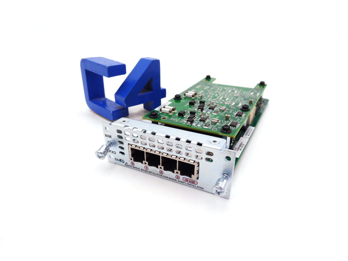 CISCO NIM-4FXO 4-PORT NETWORK INTERFACE MODULE - )