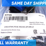 DELL NTF8N EMULEX DUAL-PT 10GBE SFP+ ADPT *New Bulk*