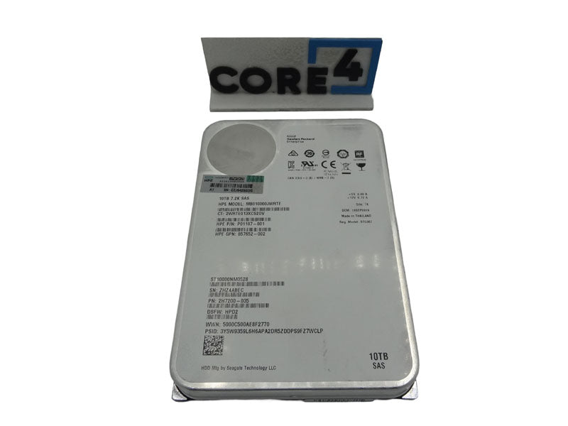 HP P01107-001 HPE 10TB SAS 7.2K LFF LP 512E