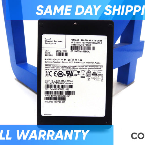 HP P02763-001 960GB SAS RI SFF SC SSD
